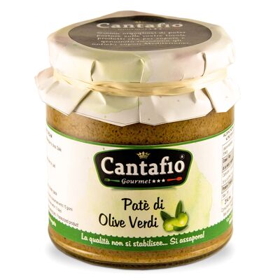Crema di olive verdi 280g | Ideale per tartine e aperitivi