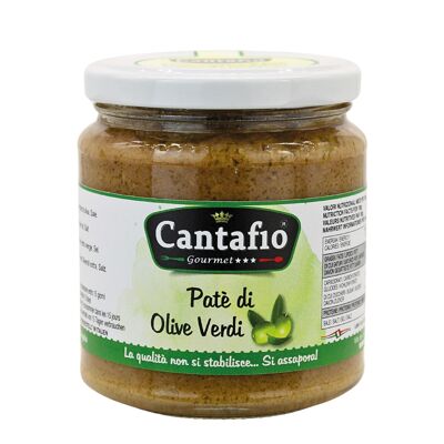Crema di olive verdi 280g | Ideale per tartine e aperitivi