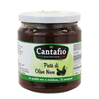 Crema de aceitunas negras 280g | Ideal para tartine y aperitivi