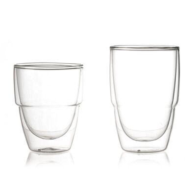 STACK doppelwandiges Glas clear 200 ml
