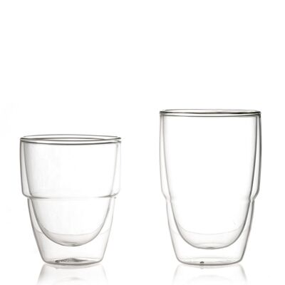 STACK doppelwandiges Glas clear 300 ml