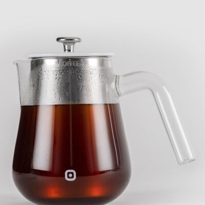Arca X-Tract Brew Kaffeebereiter 0,8 Liter – Griff clear