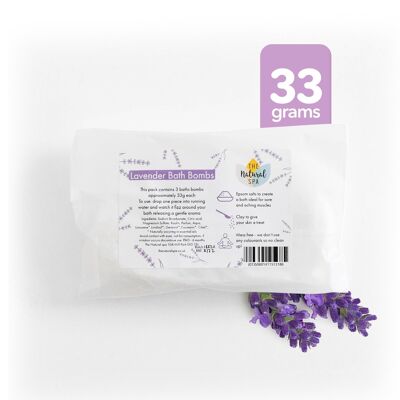 Lavender Bath Bomb - pack of 3