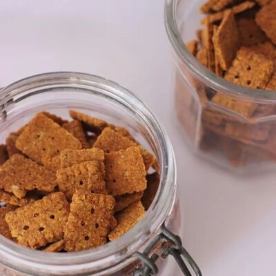 Biscuit apéritif aux graines de tournesol et piment d'Espelette AOP BIO  en VRAC 3x1kg