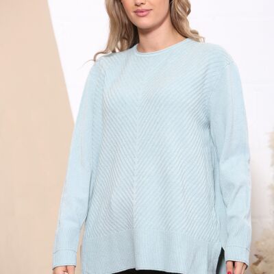 Mint Casual jumper with textured detail