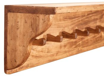 Étagère Portemanteau En Bois Massif Finition Tilleul L6151-NT 3