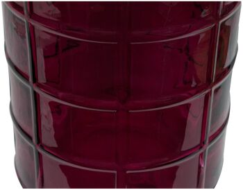 Grand Boccione en verre coloré rouge 4