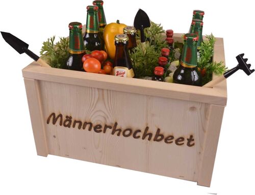 Männer-Hochbeet