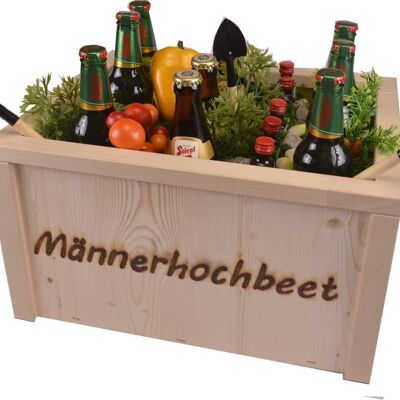 Männer-Hochbeet