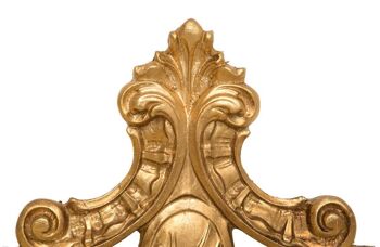 Décor en forme de lys en bois doré à la feuille d'or L6571 3