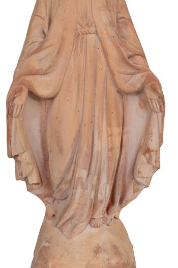 Décoration de statue de sol en terre cuite Madonna T0658 4