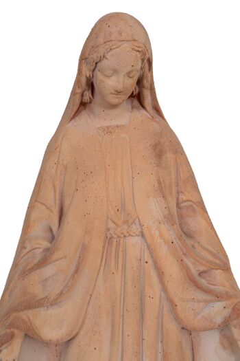 Décoration de statue de sol en terre cuite Madonna T0658 3