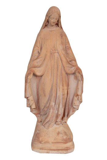 Décoration de statue de sol en terre cuite Madonna T0658 2