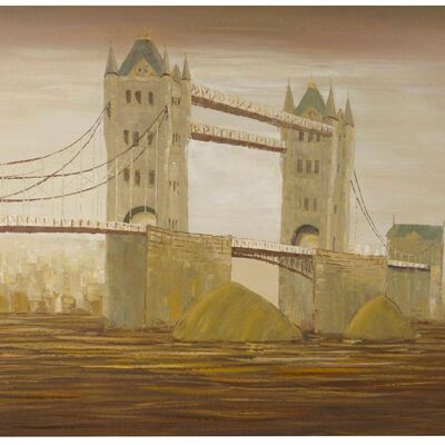 Dipinto A Mano Olio Su Tela Tower Bridge 200