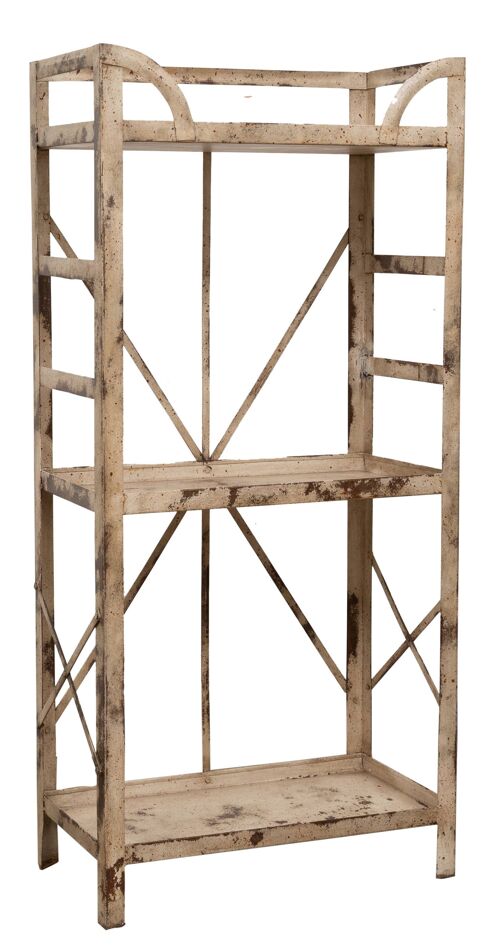 Etagere Shabby In Ferro Finitura Naturale Anticata  3