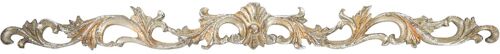 Fregio Decorativo Finitura Argento Anticato L50xpr1xh5 Cm