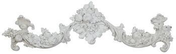 Frise Décorative Finition Blanc Antique L42xd3,5xh12 Cm 2