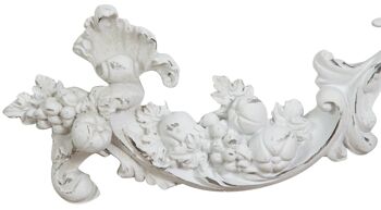 Frise Décorative Finition Blanc Antique L42xd3,5xh12 Cm 3