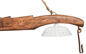 Lustre Giogo en finition bois de tilleul massif L6226 3