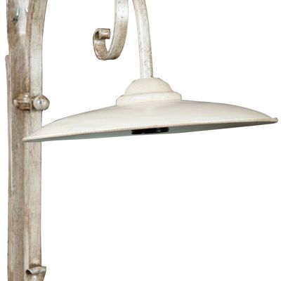 Lampada Applique A Muro Elettrificata In Ferro Battu F0940