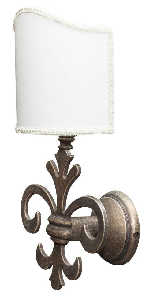 Lampada Applique Da Muro Style Fiorentino In Fusione DiB0873