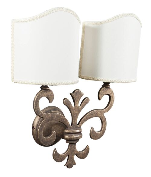 Lampada Applique Da Muro Style Fiorentino In Fusione DiB0875