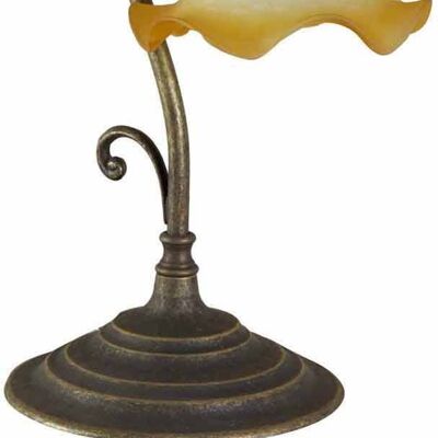 Lampada Da Tavolo Style Liberty In Fusione Di Ottone B0848