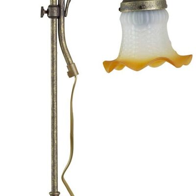 Lampada Da Tavolo Style Liberty In Fusione Di Ottone B0849