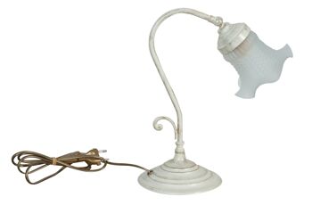 Lampe De Table De Style Liberty En Laiton Coulé B0866 1