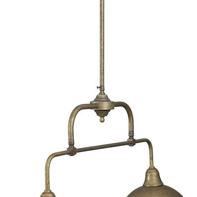 Lampadario Style Country A Sospensione In Fusione Di B0851