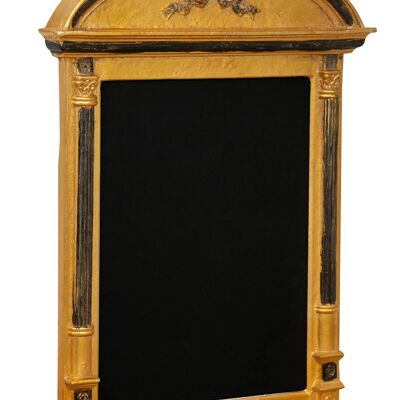 Lavagna Da Parete In Legno Finitura Foglia Oro E L6801