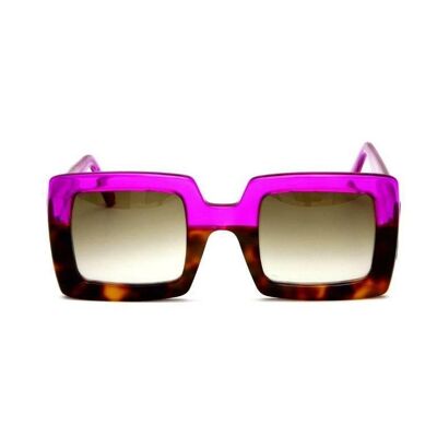G01 -Translucent Pink and Turtle -  Horizontal Cut