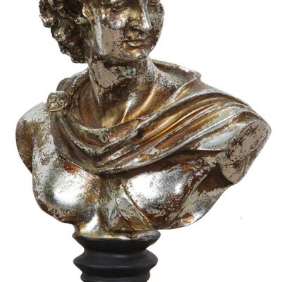 Mezzo Busto In Resina Finitura Argento Anticato R2245-A