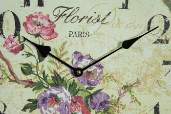 Horloge Fleurs Suspendues 2