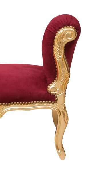 Banquette De Style Louis Xvi En Bois Massif L6328-4 3