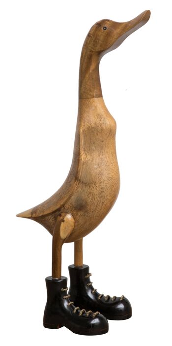 Canard Géant Fait Main En Bois L18xpr30xh62 Cm 1