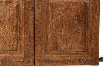 Porte Porte En Bois Massif Et Fer Pour Intérieur L7387-27 3