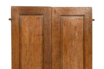 Porte Porte En Bois Massif Et Fer Pour Intérieur L7388-17 4