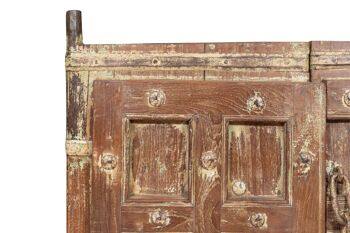 Porte Porte En Bois Massif Et Fer Pour Intérieur L7411-21 4