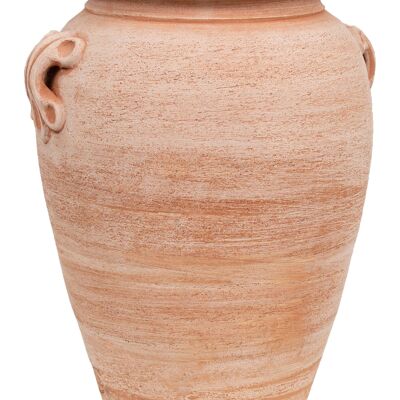 Portaombrelli Anfora/orcio Con Anelli In Terracotta T0603-03