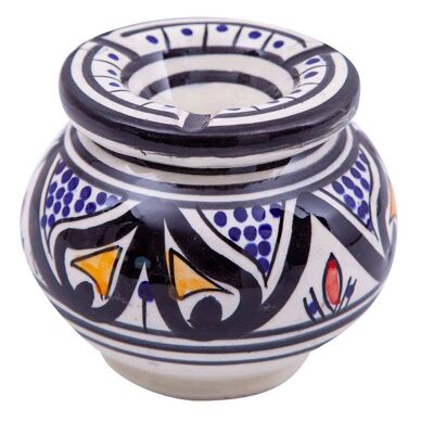 Posacenere Antiodore E Antivento In Ceramica Decorato A  11