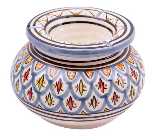 Posacenere Antiodore E Antivento In Ceramica Decorato A  20