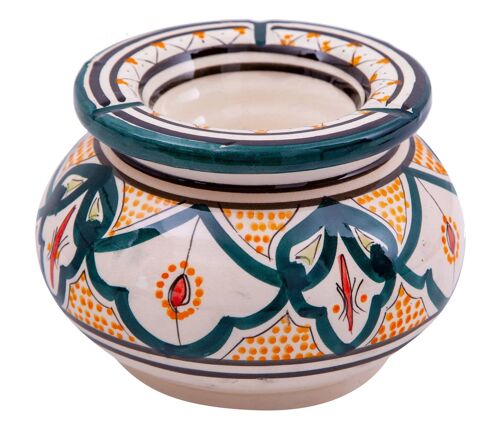 Posacenere Antiodore E Antivento In Ceramica Decorato A  22