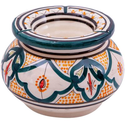 Posacenere Antiodore E Antivento In Ceramica Decorato A  22