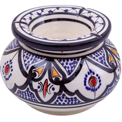 Posacenere Antiodore E Antivento In Ceramica Decorato A  23