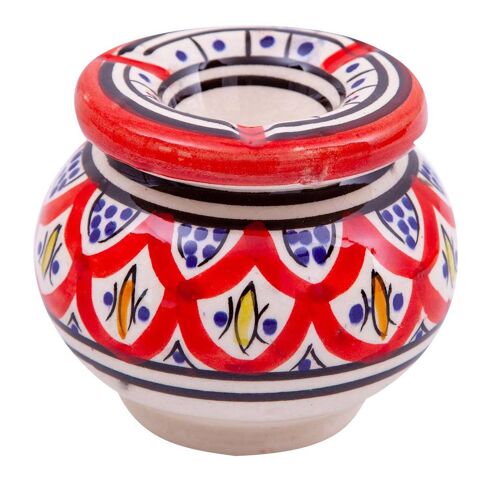 Posacenere Antiodore E Antivento In Ceramica Decorato A  7