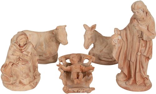 Presepe In Terracotta Di Galestro 100% Made In Italy T0714-5