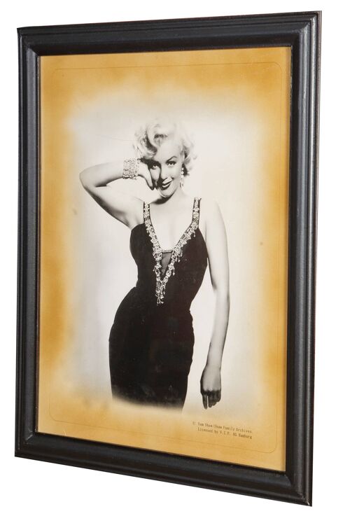 Quadro In Legno Con Stampa Fotografica Marilyn Monroe  3