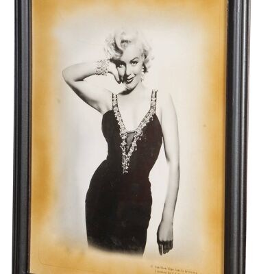 Quadro In Legno Con Stampa Fotografica Marilyn Monroe  3