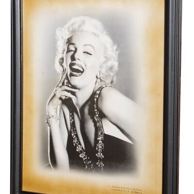 Quadro In Legno Con Stampa Fotografica Marilyn Monroe  4